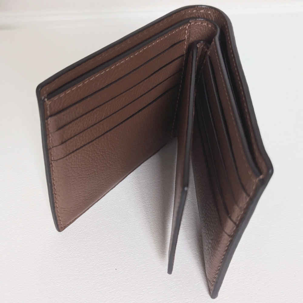Coach Brown Leather Key & Card Holder - Picture 4 of 6